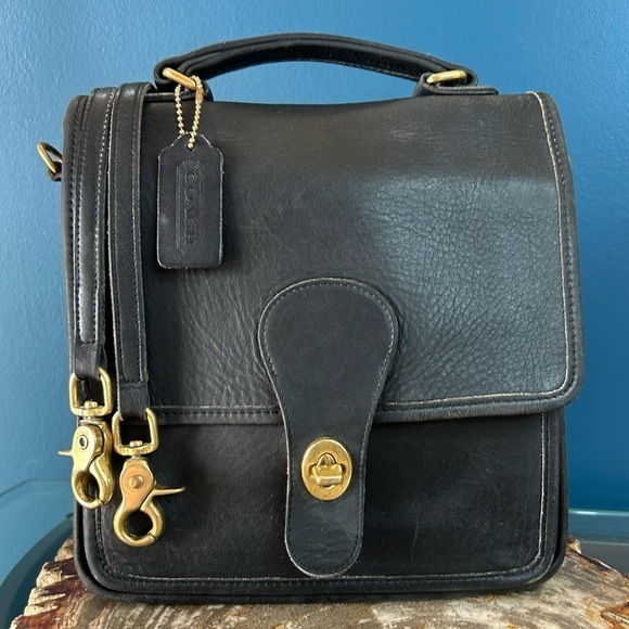 Vintage COACH Station Bag 5130 Black Made in the USA EUC - Picture 3 of 16